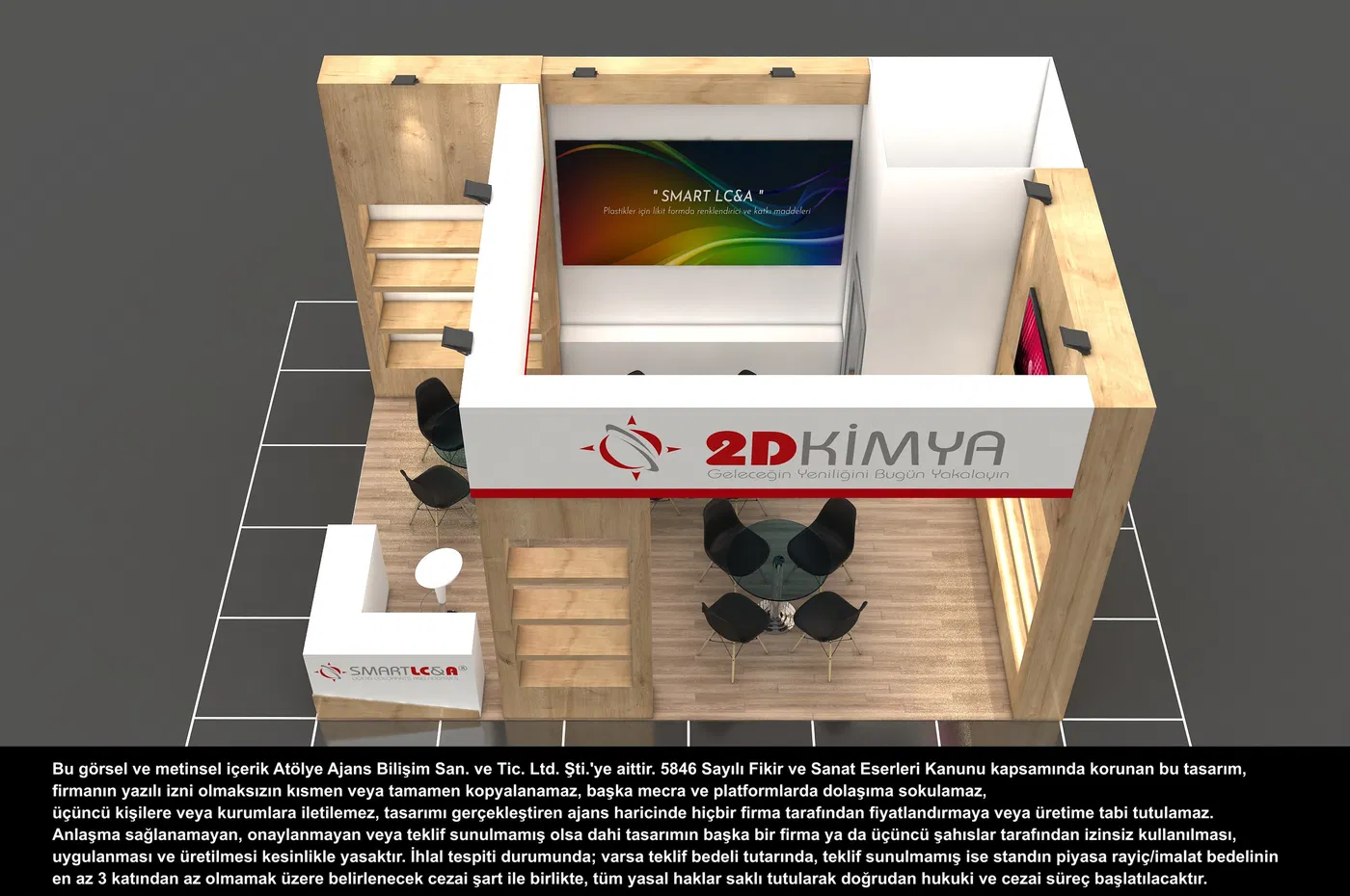2D Kimya San. Tic. Ltd. Şti. fuar standı uygulaması 1