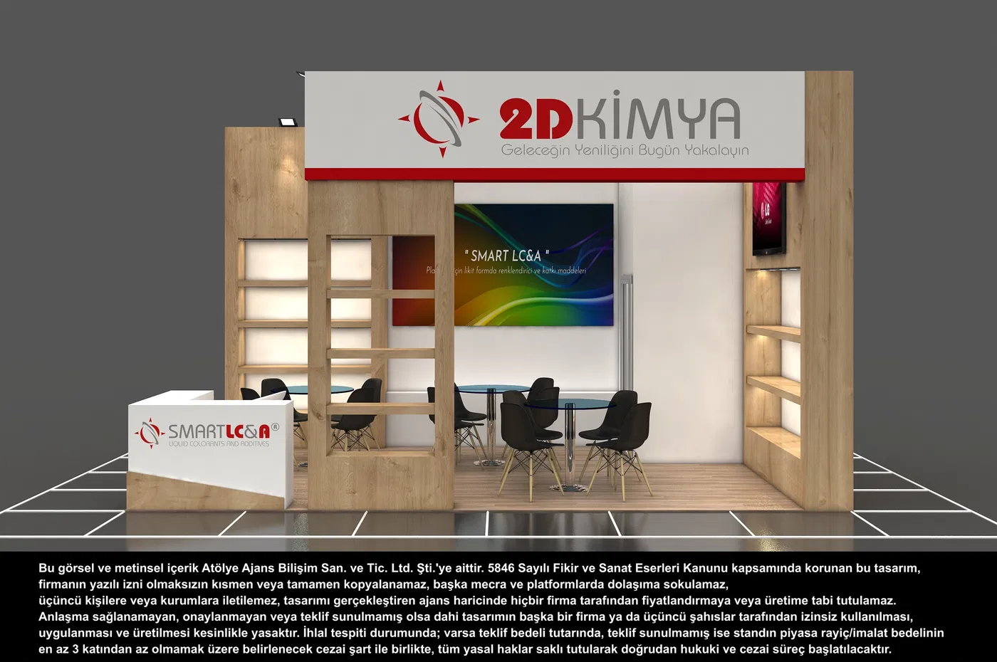 2D Kimya San. Tic. Ltd. Şti. fuar standı uygulaması 2