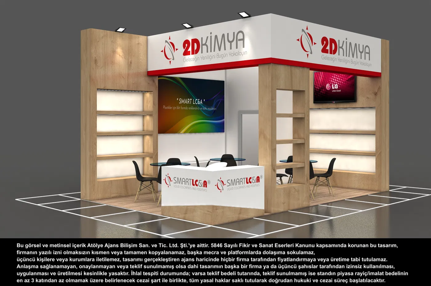 2D Kimya San. Tic. Ltd. Şti. fuar standı uygulaması 5