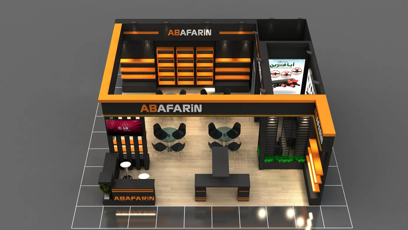 Abafarin System fuar standı uygulaması 1