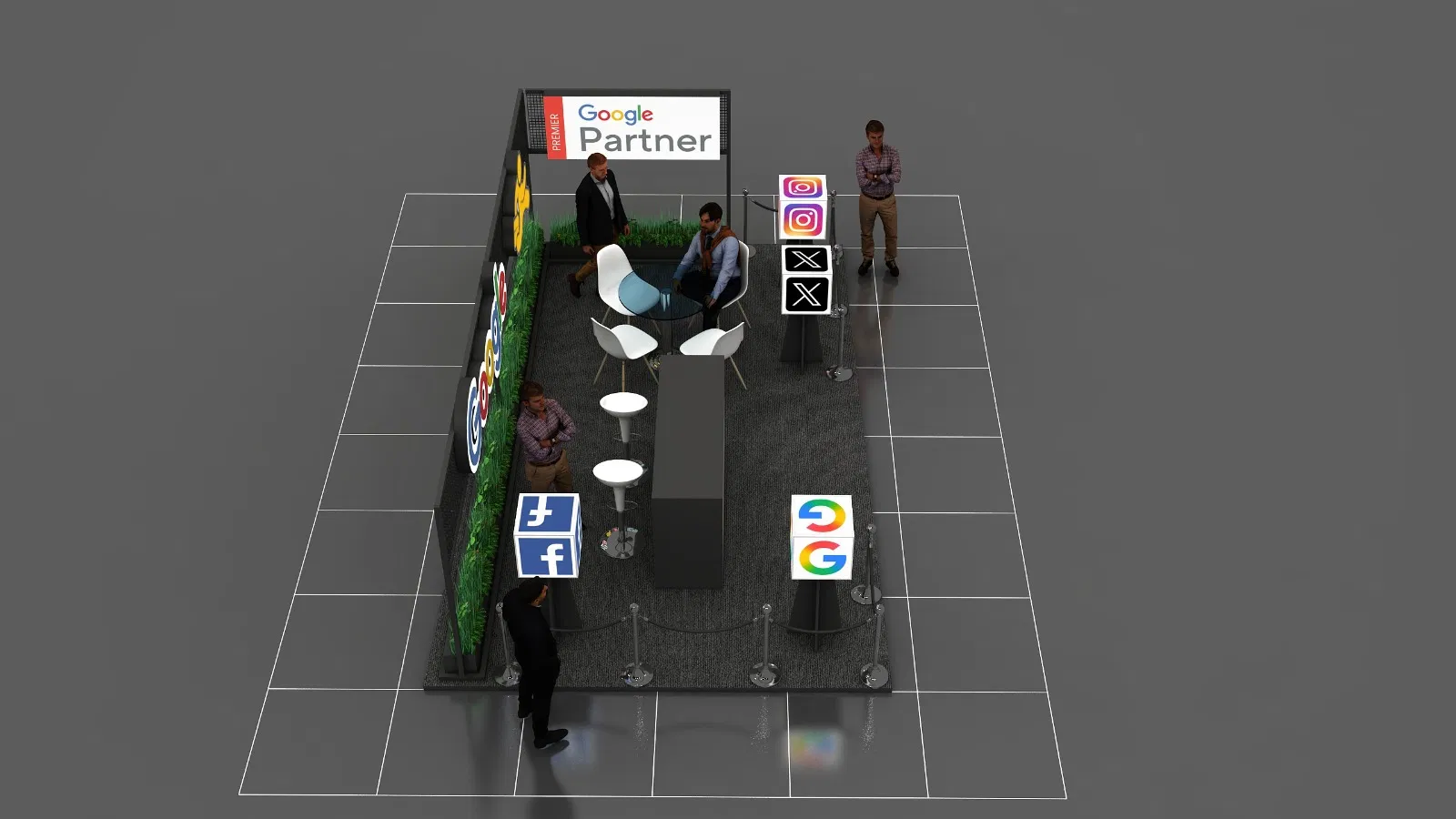 AdresGezgini Yazılım Design Bilişim Contact ve Reklam Hiz. San. ve Tic. A.Ş. exhibition stand installation 2