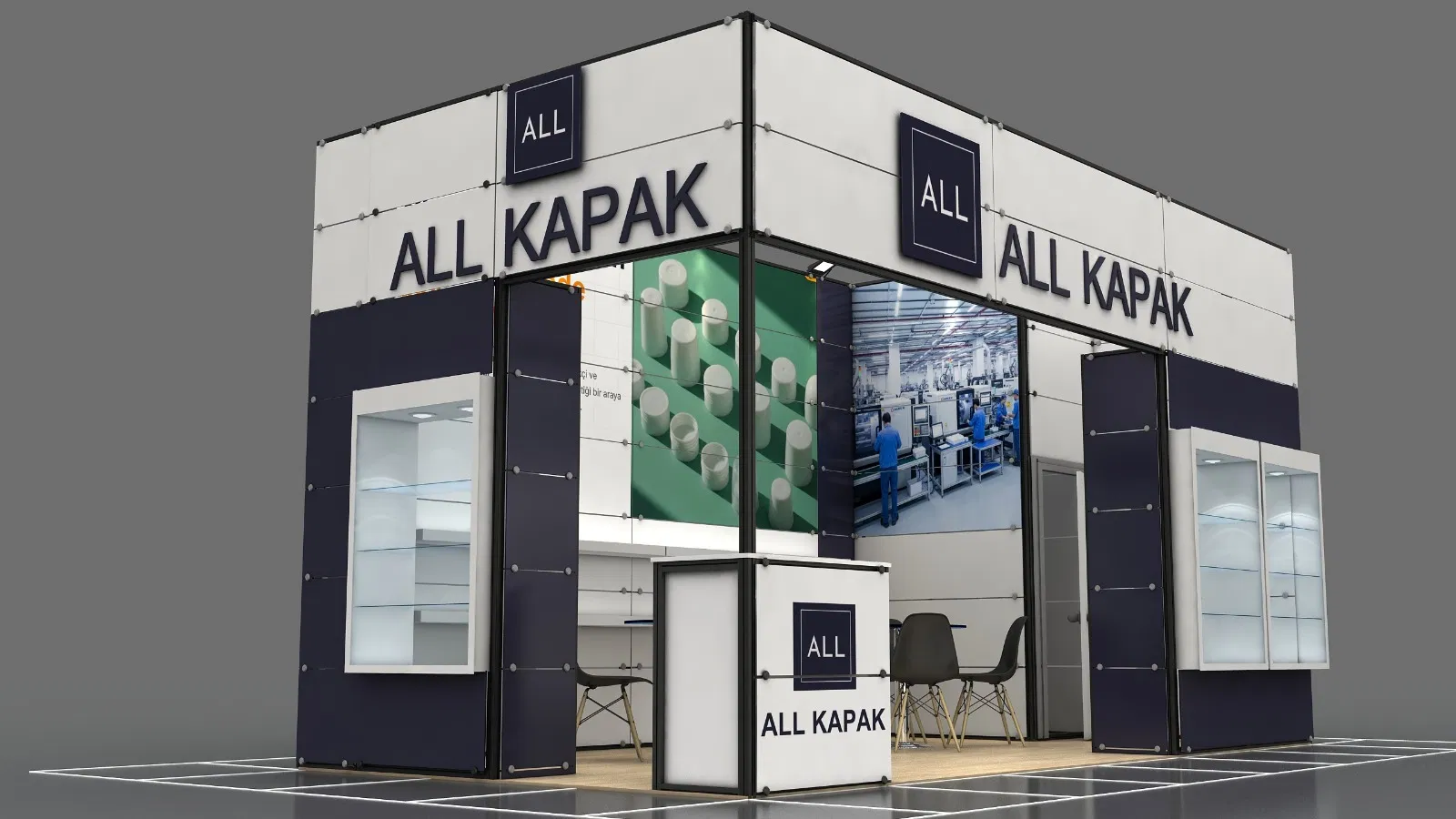 ALL Kalıp ve Plastik Sanayi Ticaret A.Ş. fuar standı uygulaması 1