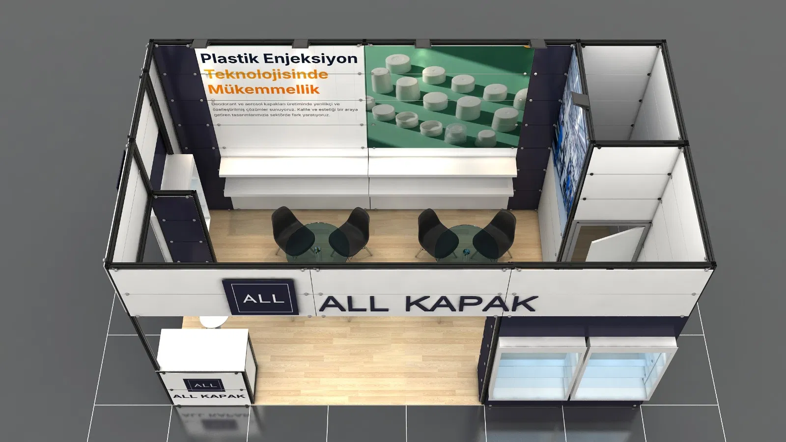 ALL Kalıp ve Plastik Sanayi Ticaret A.Ş. fuar standı uygulaması 3