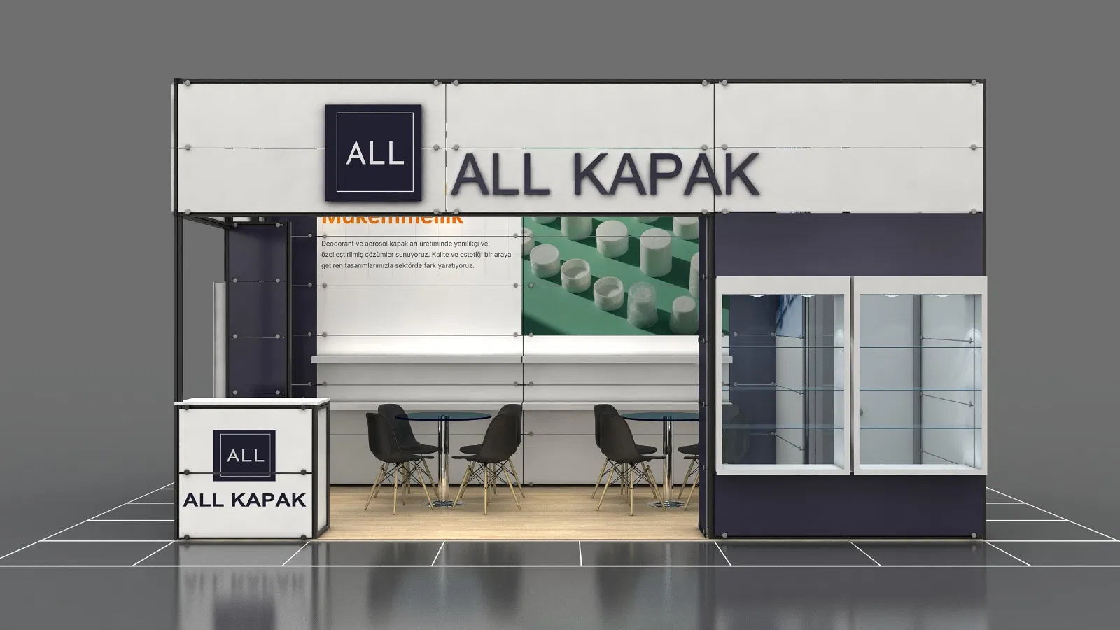 ALL Kalıp ve Plastik Sanayi Ticaret A.Ş. fuar standı uygulaması 4