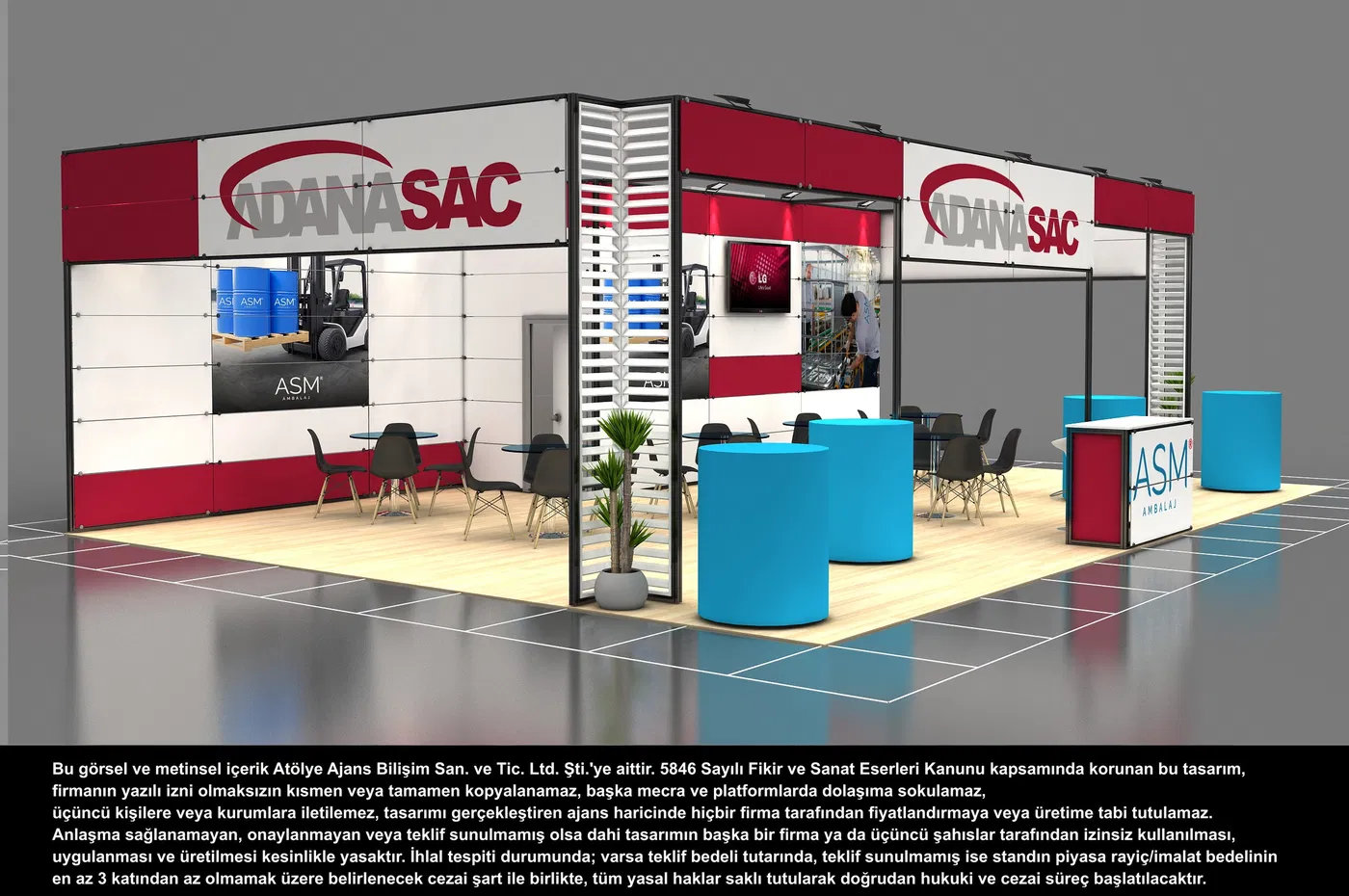 ASM – Adana Sac Metal fuar standı uygulaması 4