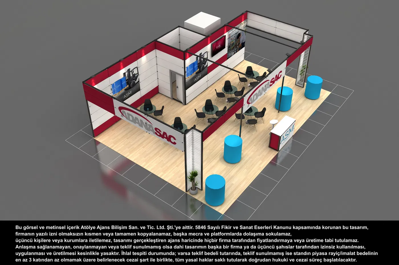 ASM – Adana Sac Metal fuar standı uygulaması 5