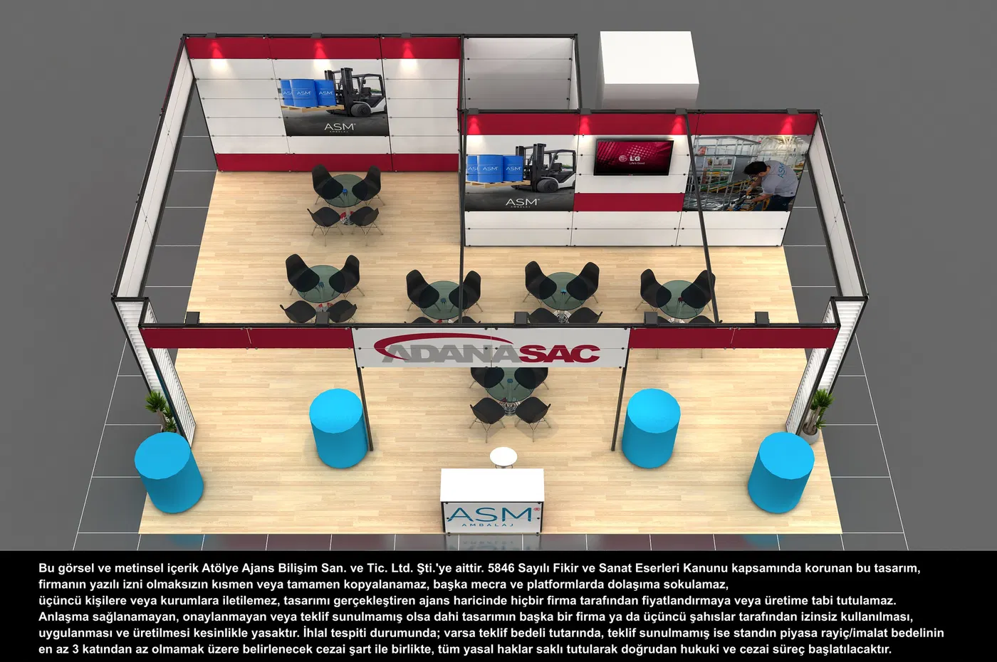 ASM – Adana Sac Metal fuar standı uygulaması 7