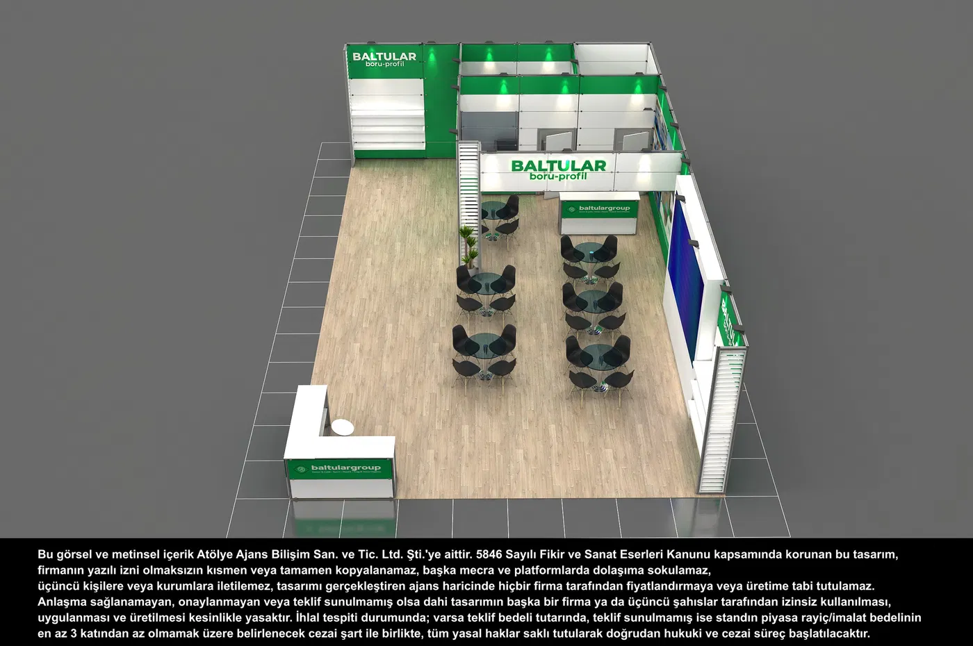Baltular Plastics Food Mad. Nak. İth. İhr. San. Ve Tic. Ltd. Şti. exhibition stand installation 2
