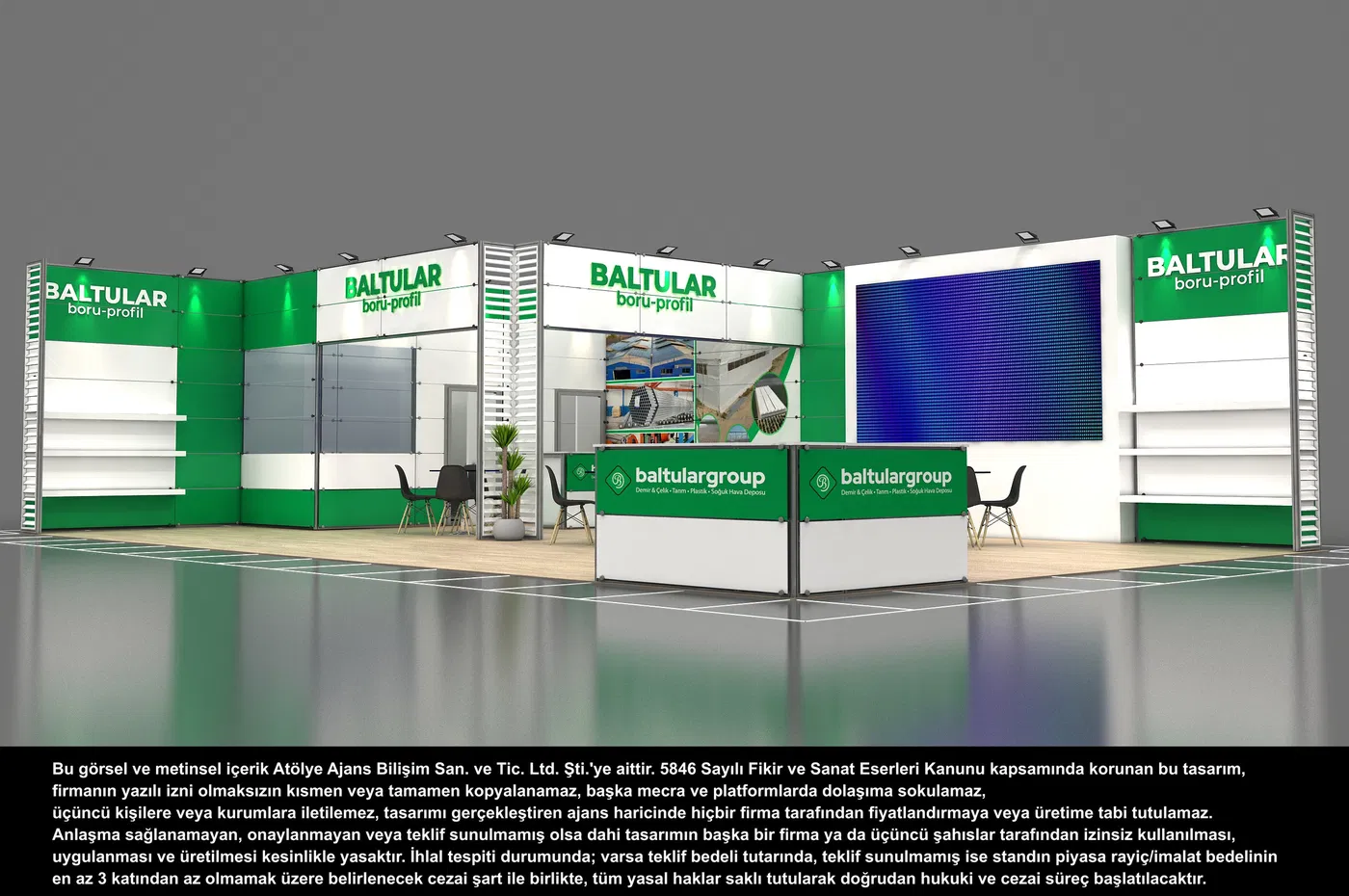 Baltular Plastics Food Mad. Nak. İth. İhr. San. Ve Tic. Ltd. Şti. exhibition stand installation 3