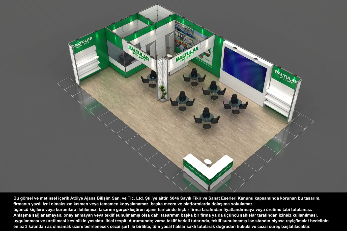 Baltular Plastics Food Mad. Nak. İth. İhr. San. Ve Tic. Ltd. Şti. exhibition stand installation 4