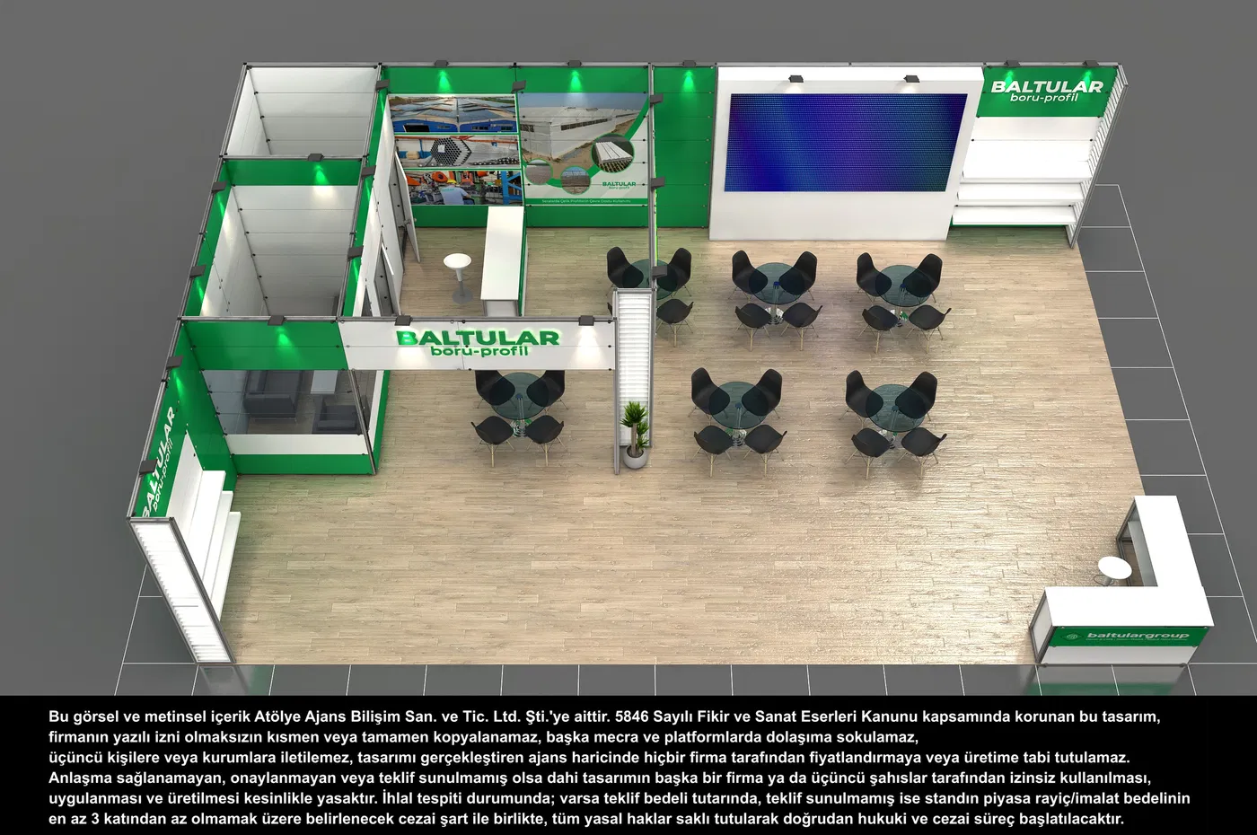 Baltular Plastics Food Mad. Nak. İth. İhr. San. Ve Tic. Ltd. Şti. exhibition stand installation 6