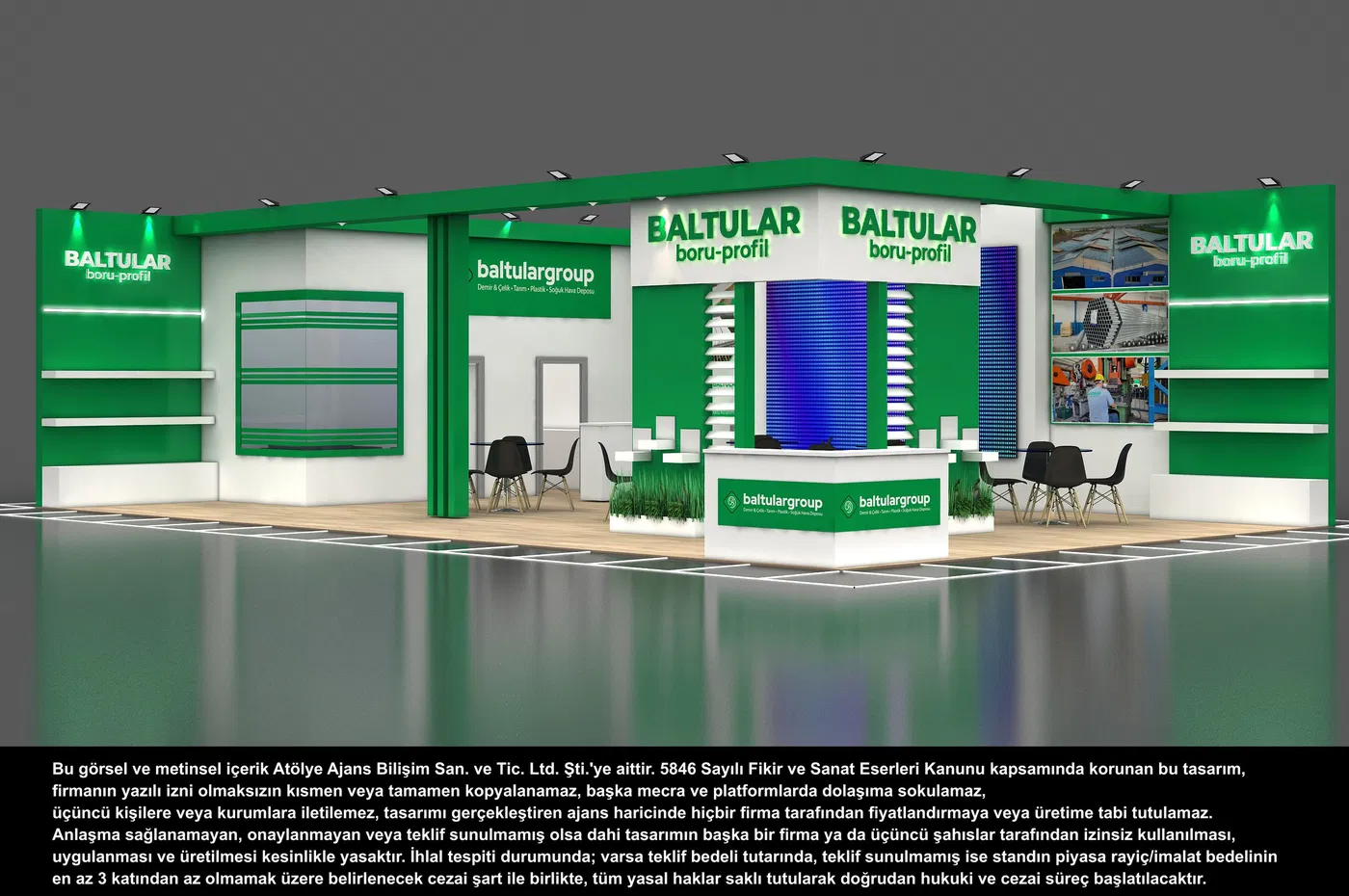 Baltular Plastik Gıda Mad. Nak. İth. İhr. San. Ve Tic. Ltd. Şti. fuar standı uygulaması 6