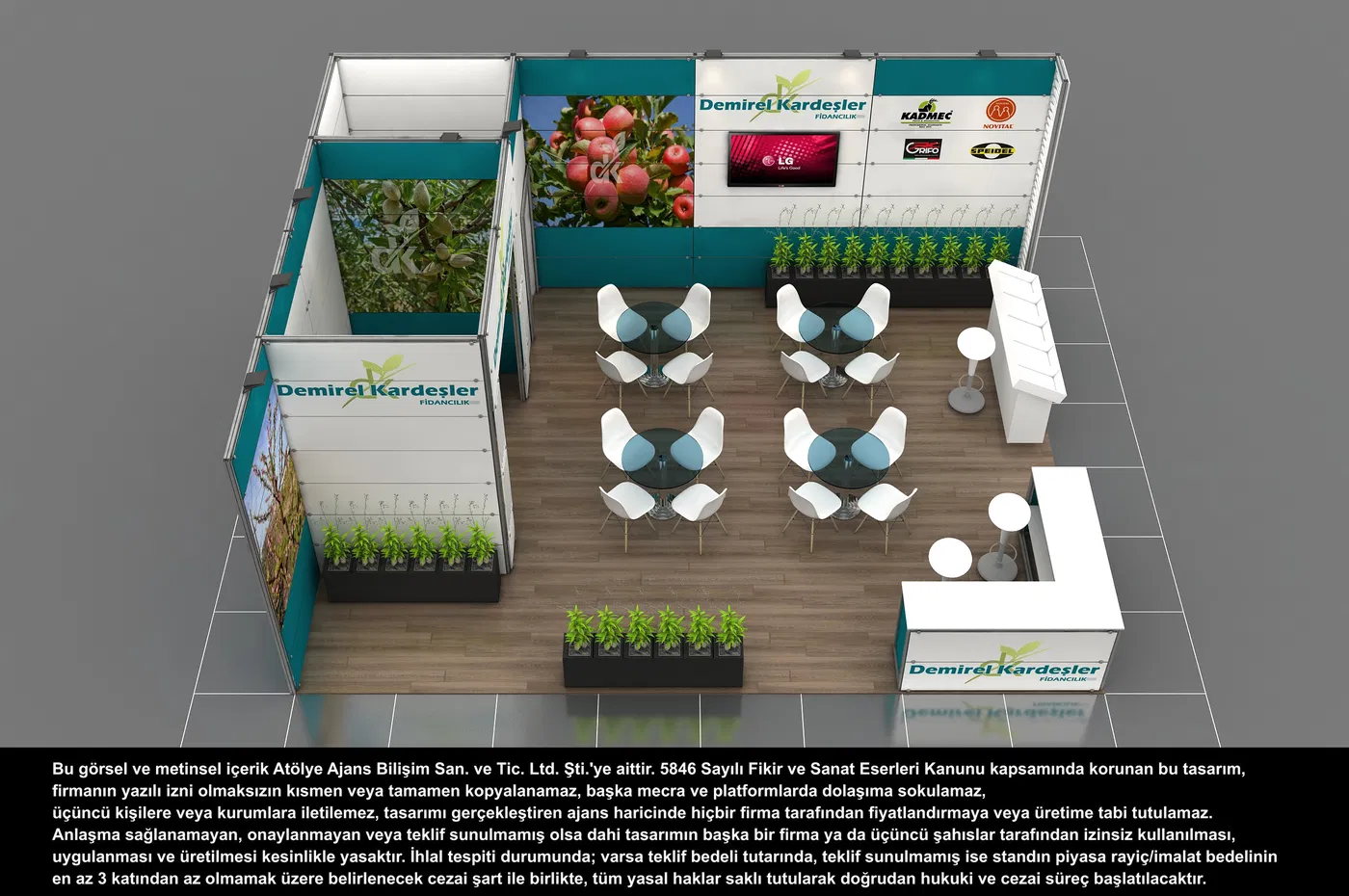 Demirel Kardeşler Nursery Agriculture Ürünleri San. Tic. Ltd. Şti. exhibition stand