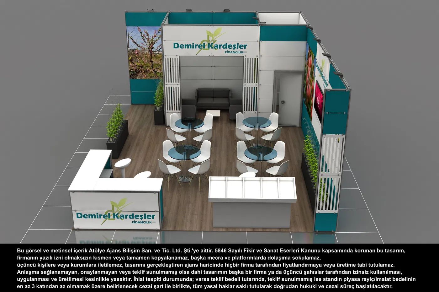 Demirel Kardeşler Nursery Agriculture Ürünleri San. Tic. Ltd. Şti. exhibition stand installation 2