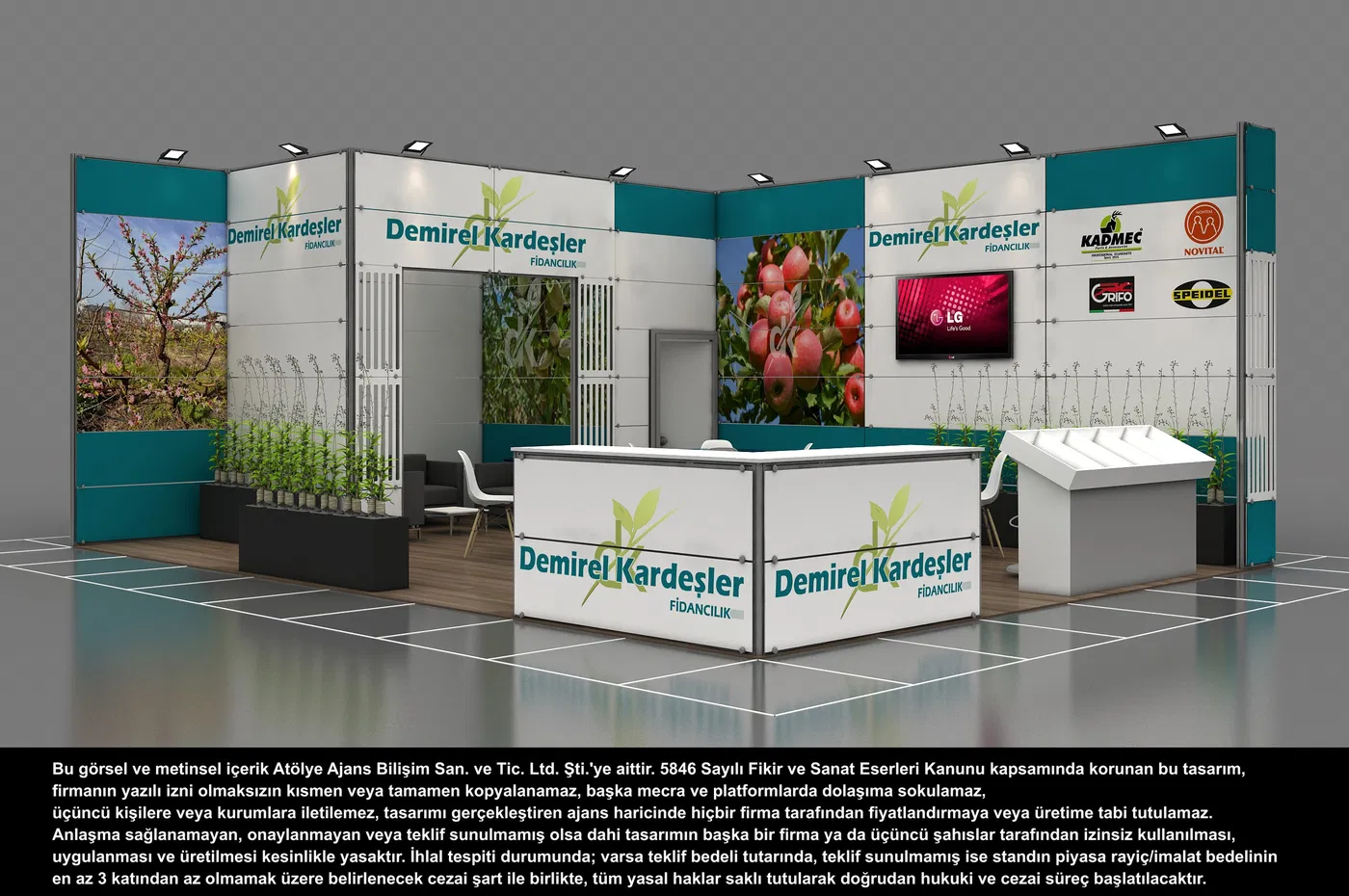 Demirel Kardeşler Nursery Agriculture Ürünleri San. Tic. Ltd. Şti. exhibition stand installation 3