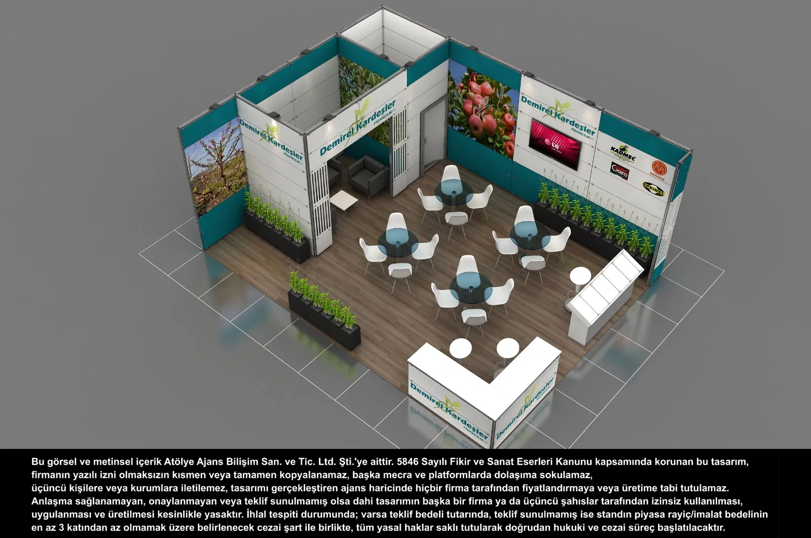 Demirel Kardeşler Nursery Agriculture Ürünleri San. Tic. Ltd. Şti. exhibition stand installation 4