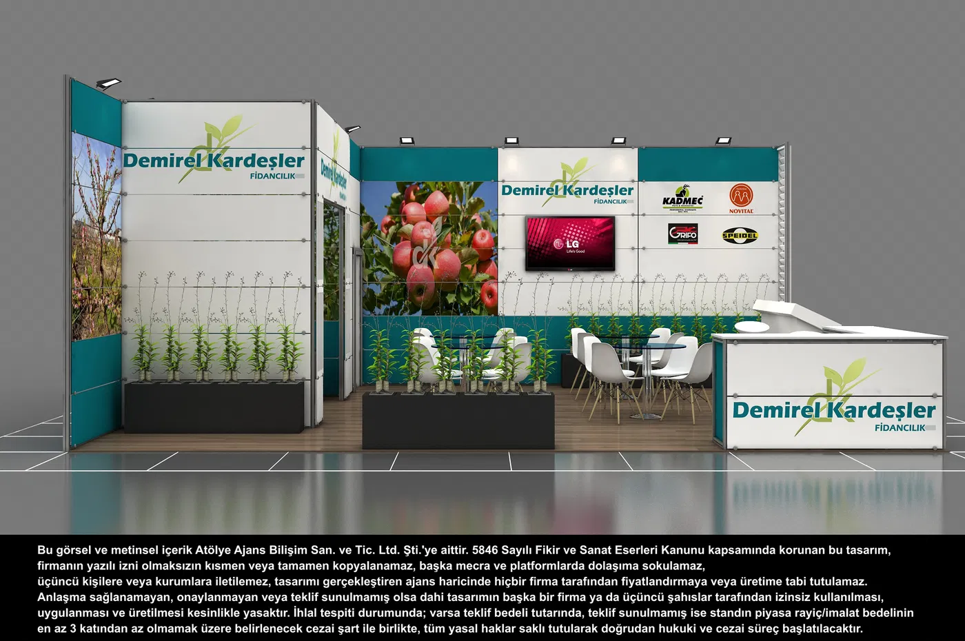 Demirel Kardeşler Nursery Agriculture Ürünleri San. Tic. Ltd. Şti. exhibition stand installation 6