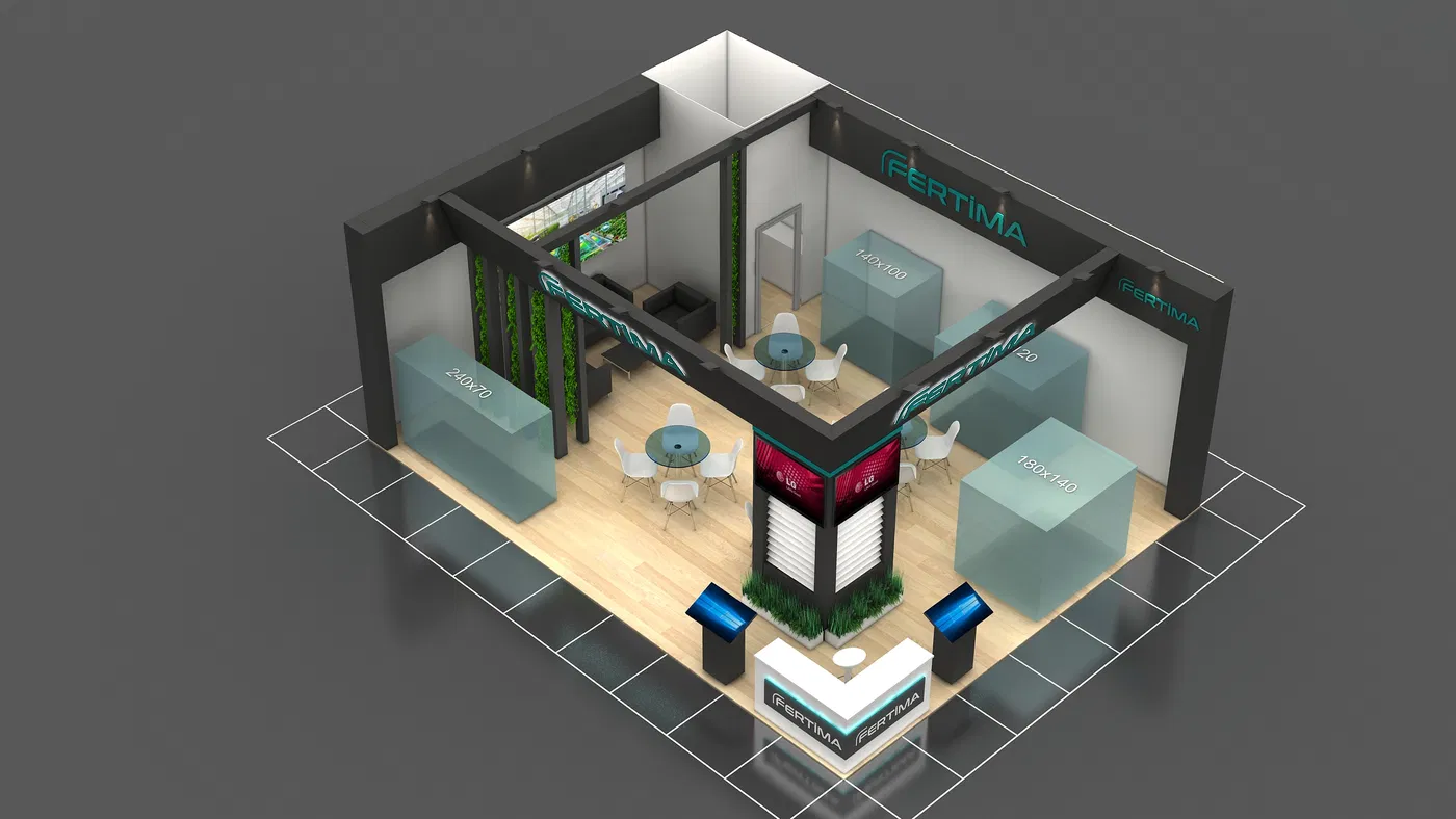 Fertima Agricultural Automation Systems Joint Stock Company exhibition stand installation 6