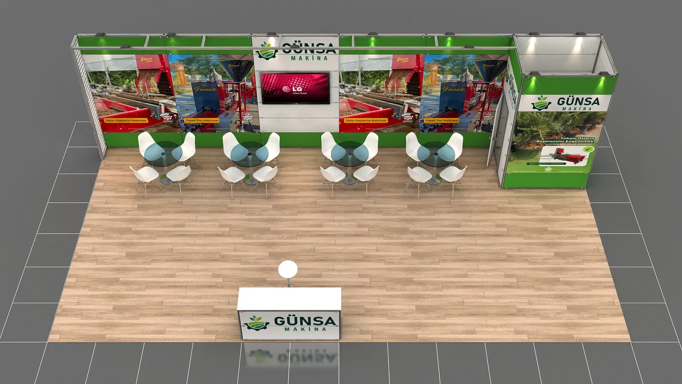 Günsa Machinery Industry Ve Ticaret Ltd. Şti. exhibition stand
