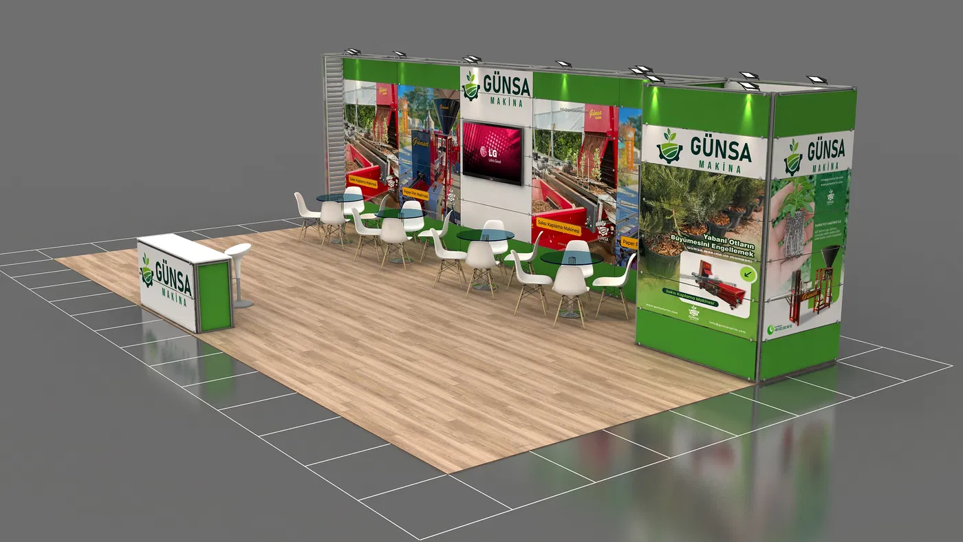 Günsa Machinery Industry Ve Ticaret Ltd. Şti. exhibition stand installation 2