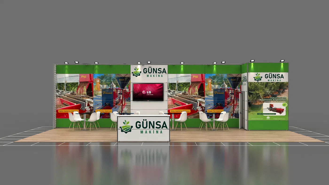 Günsa Machinery Industry Ve Ticaret Ltd. Şti. exhibition stand installation 3