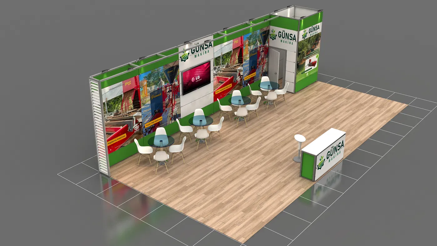Günsa Machinery Industry Ve Ticaret Ltd. Şti. exhibition stand installation 5