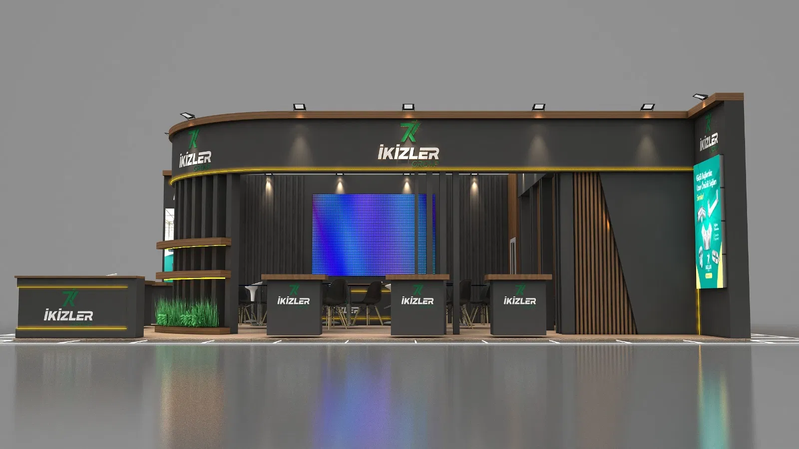 İkizler Kalıp Sera ve Plastik San. Tic. Ltd. Şti. fuar standı uygulaması 7