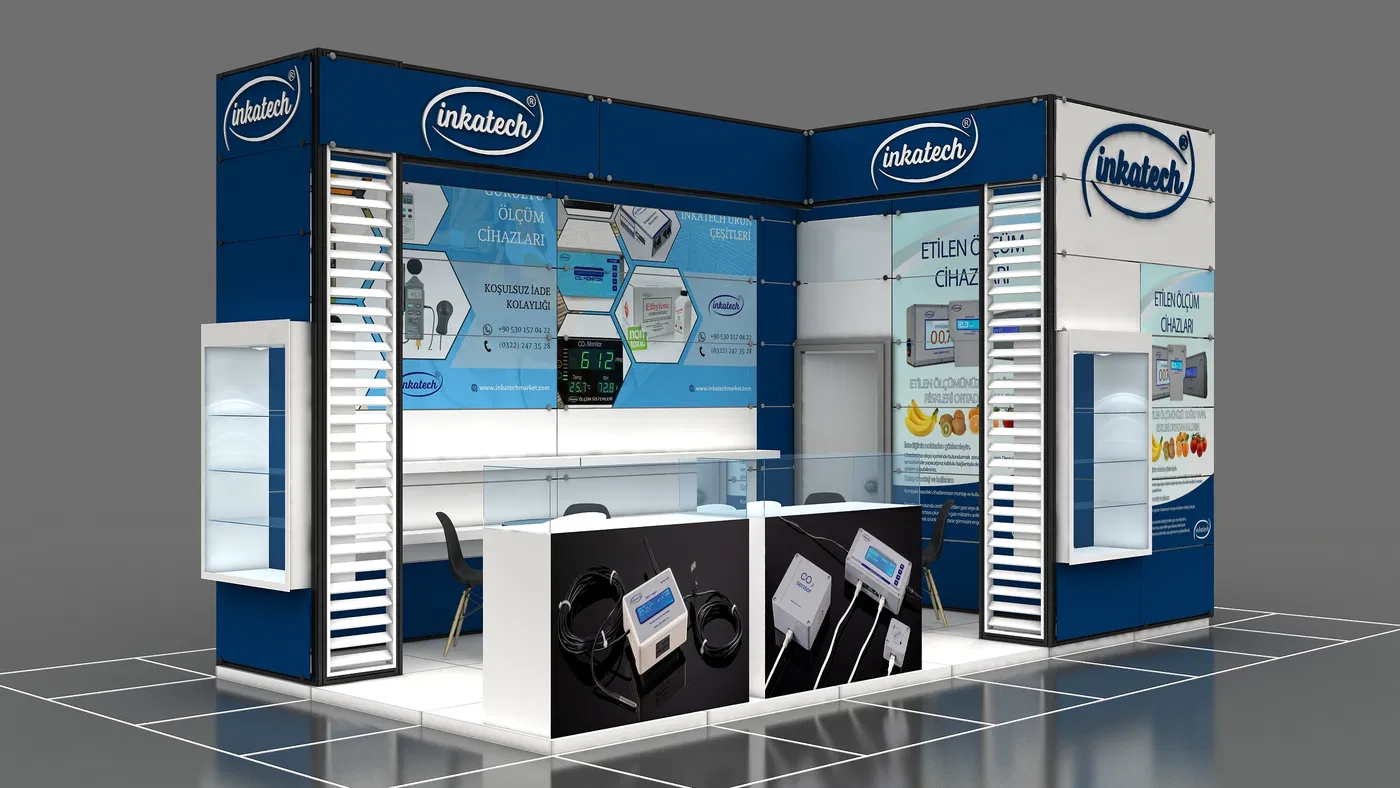 İnkatech Ölçüm Sistemleri Limited Şirketi fuar standı uygulaması 2