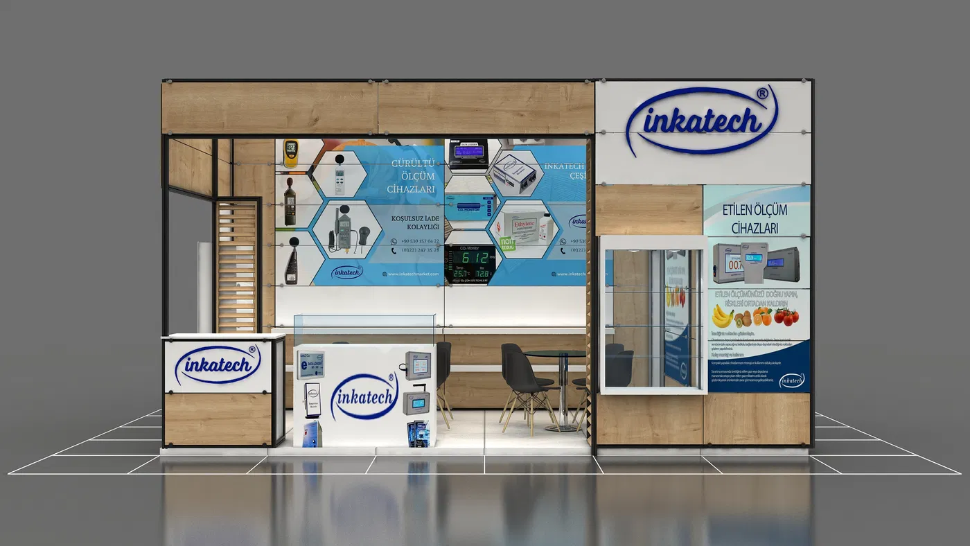 İnkatech Ölçüm Sistemleri Limited Şirketi fuar standı uygulaması 1
