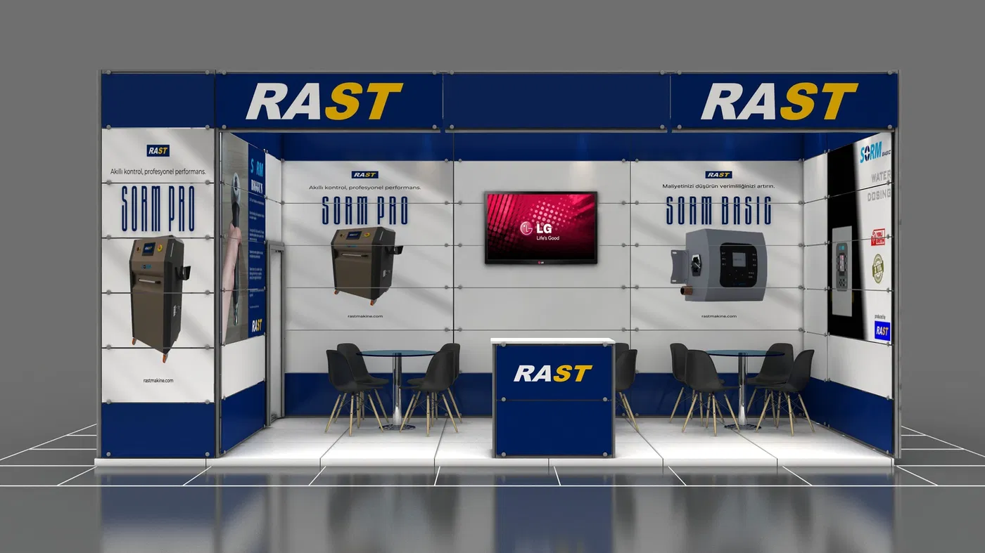 Rast Mak. San. ve Tic. Ltd. Şti. fuar standı uygulaması 2
