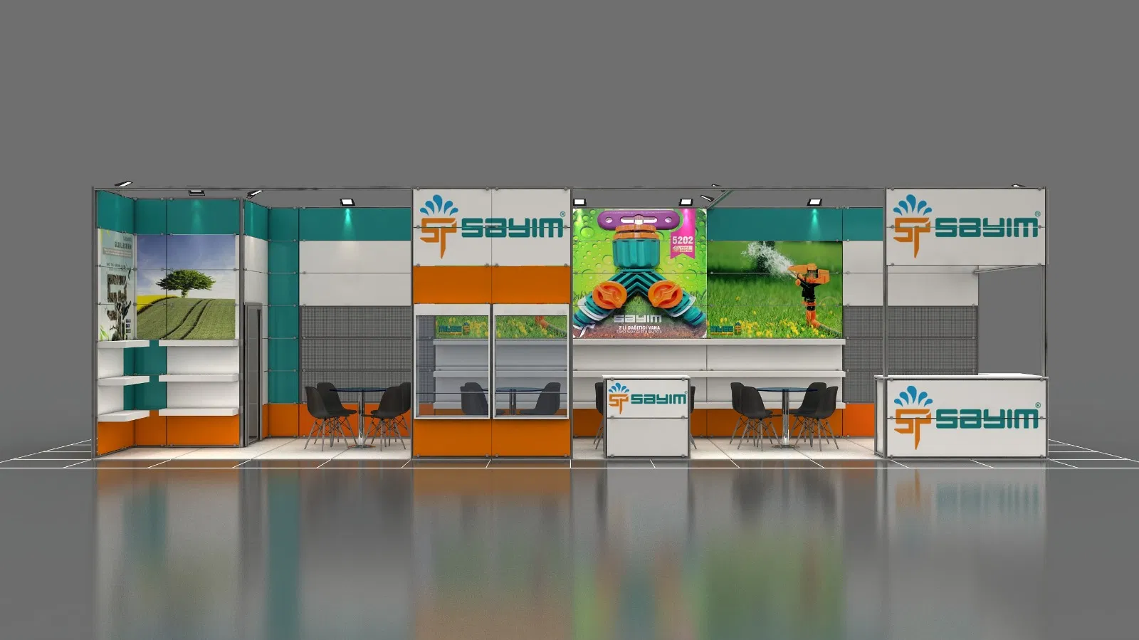 Sayım Plastics Irrigation Sist. San. ve Tic. Ltd. Şti. exhibition stand installation 2