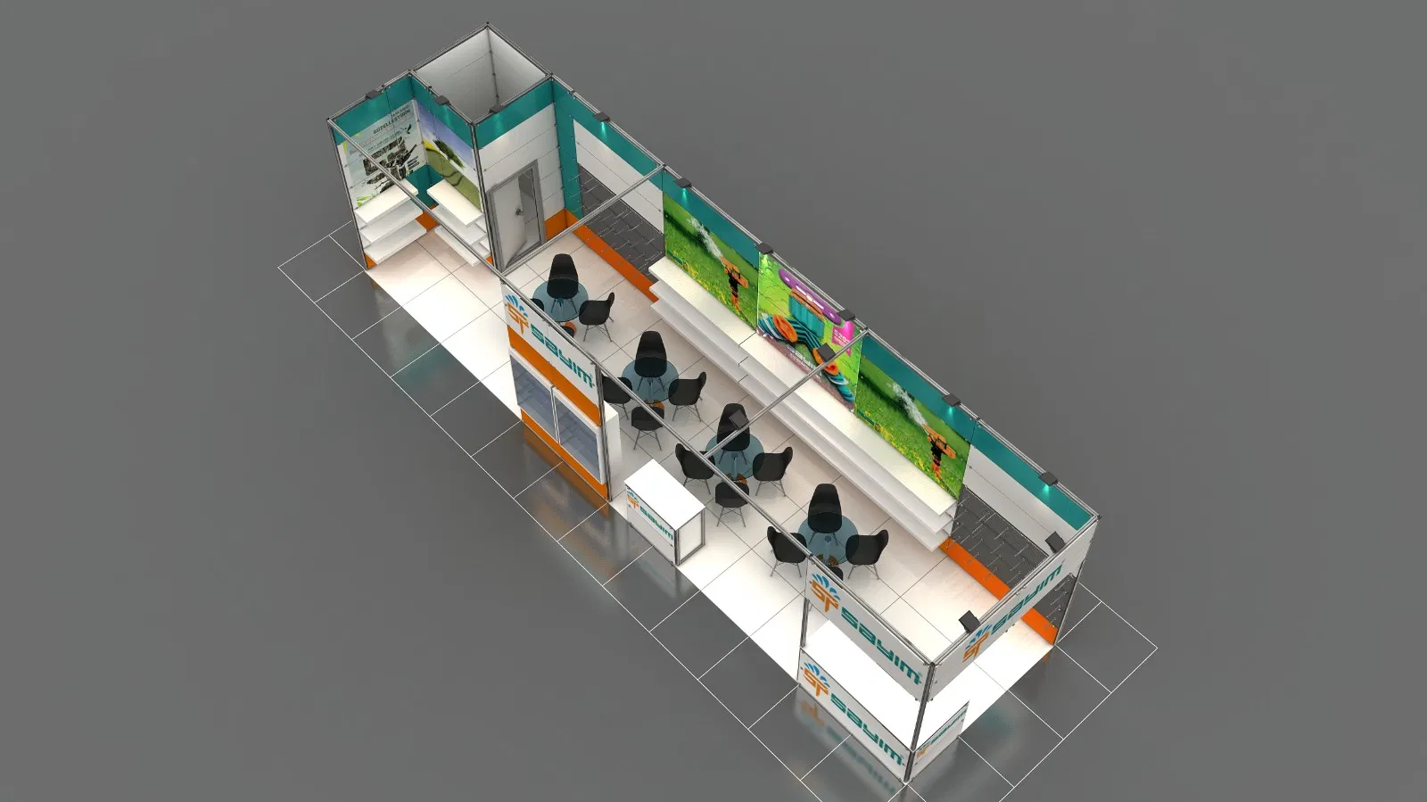 Sayım Plastics Irrigation Sist. San. ve Tic. Ltd. Şti. exhibition stand installation 3