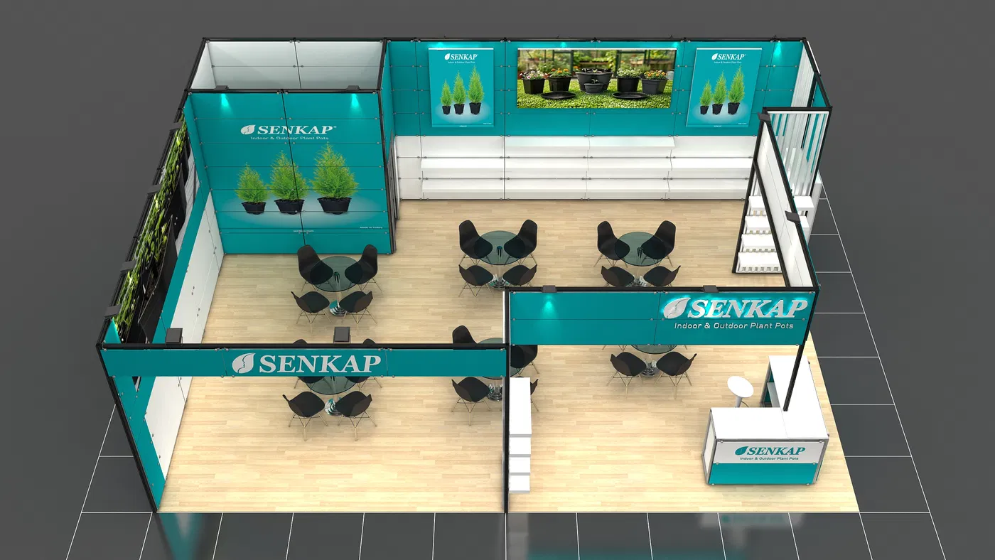 Senkap Plastik Limited Şirketi fuar standı uygulaması 1
