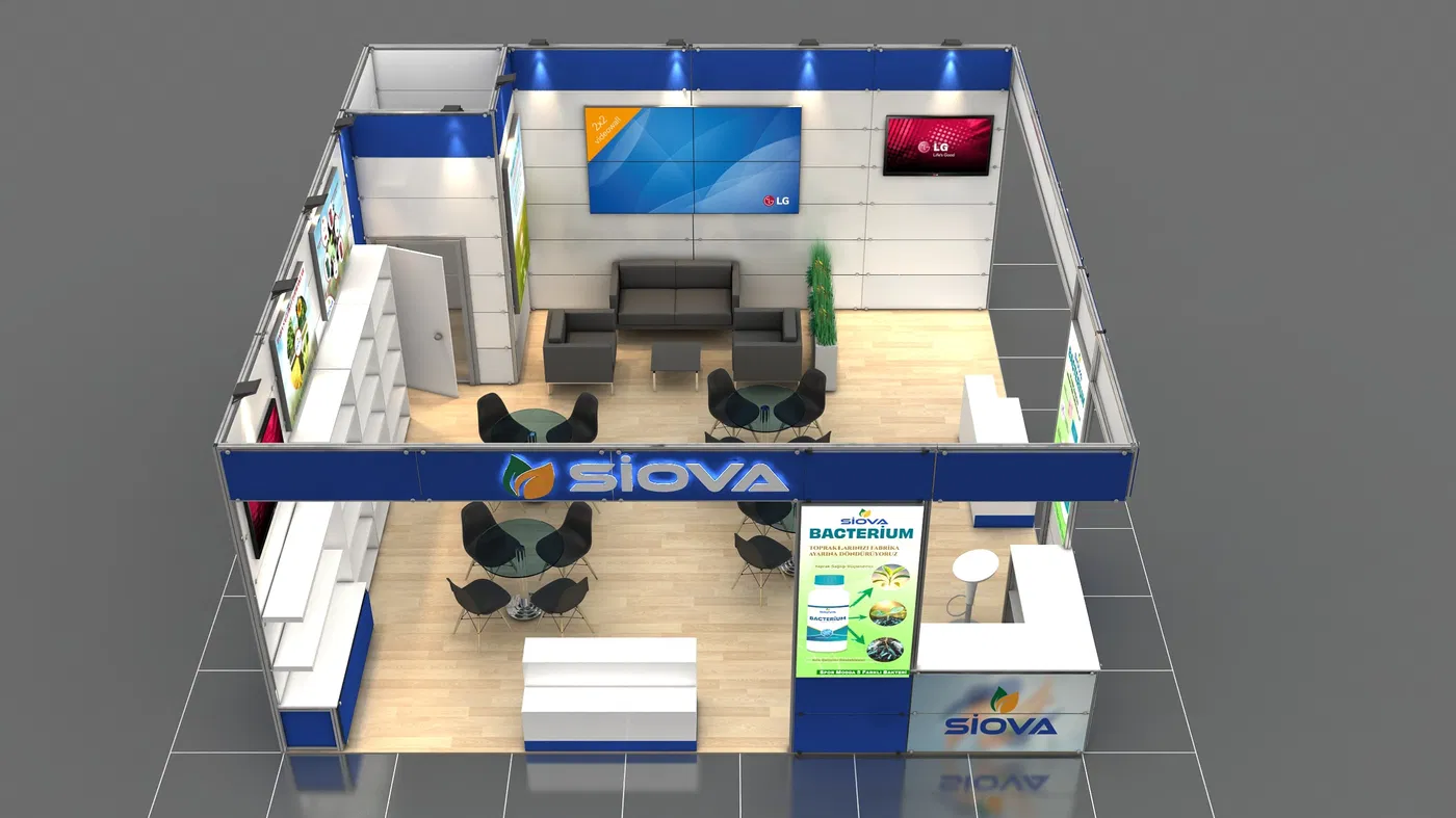 Siova Tarım A.Ş. fuar standı uygulaması 2