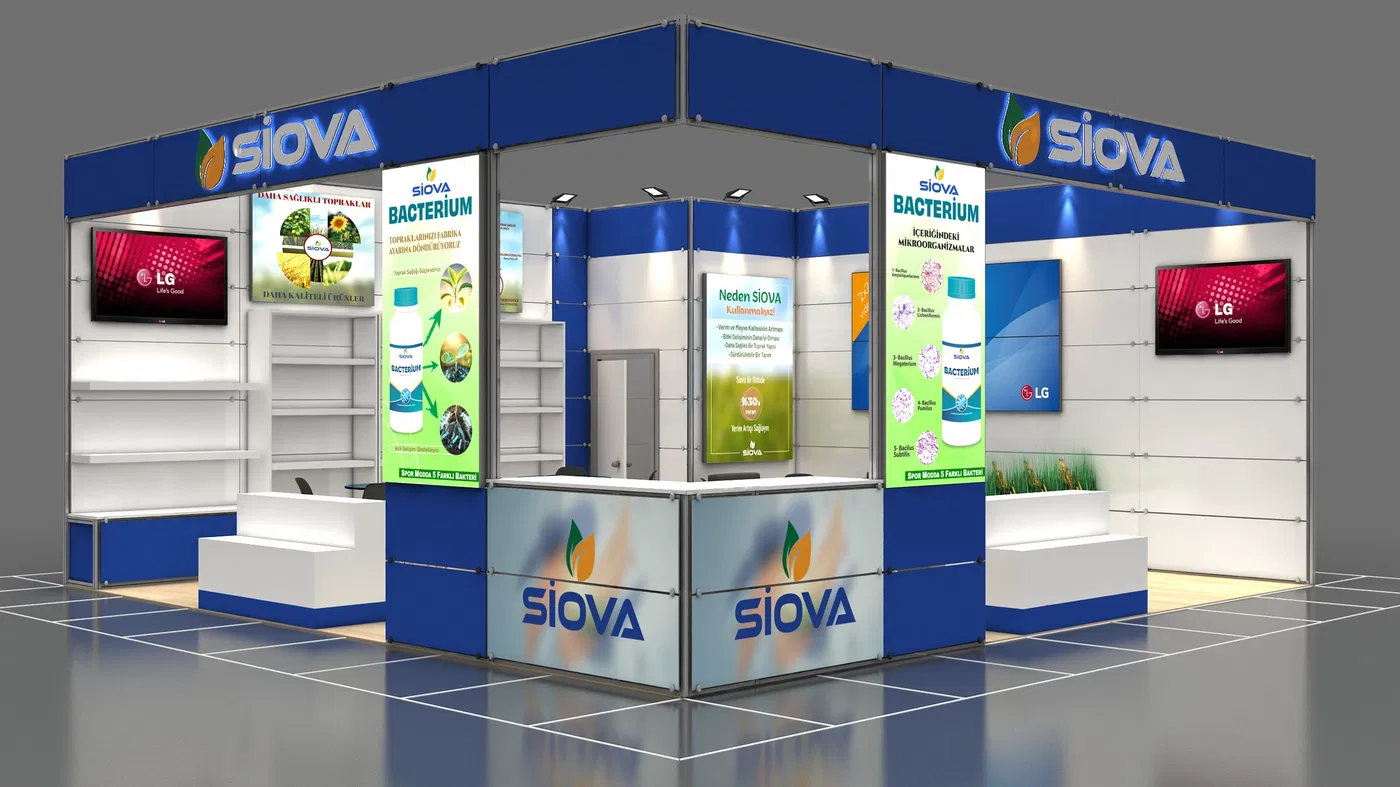 Siova Tarım A.Ş. fuar standı uygulaması 5